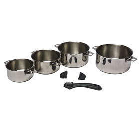 Gravidus Casserole thermique en acier inoxydable 21306 - 14 cm - Pour  cuisinières à induction : : Cuisine et Maison