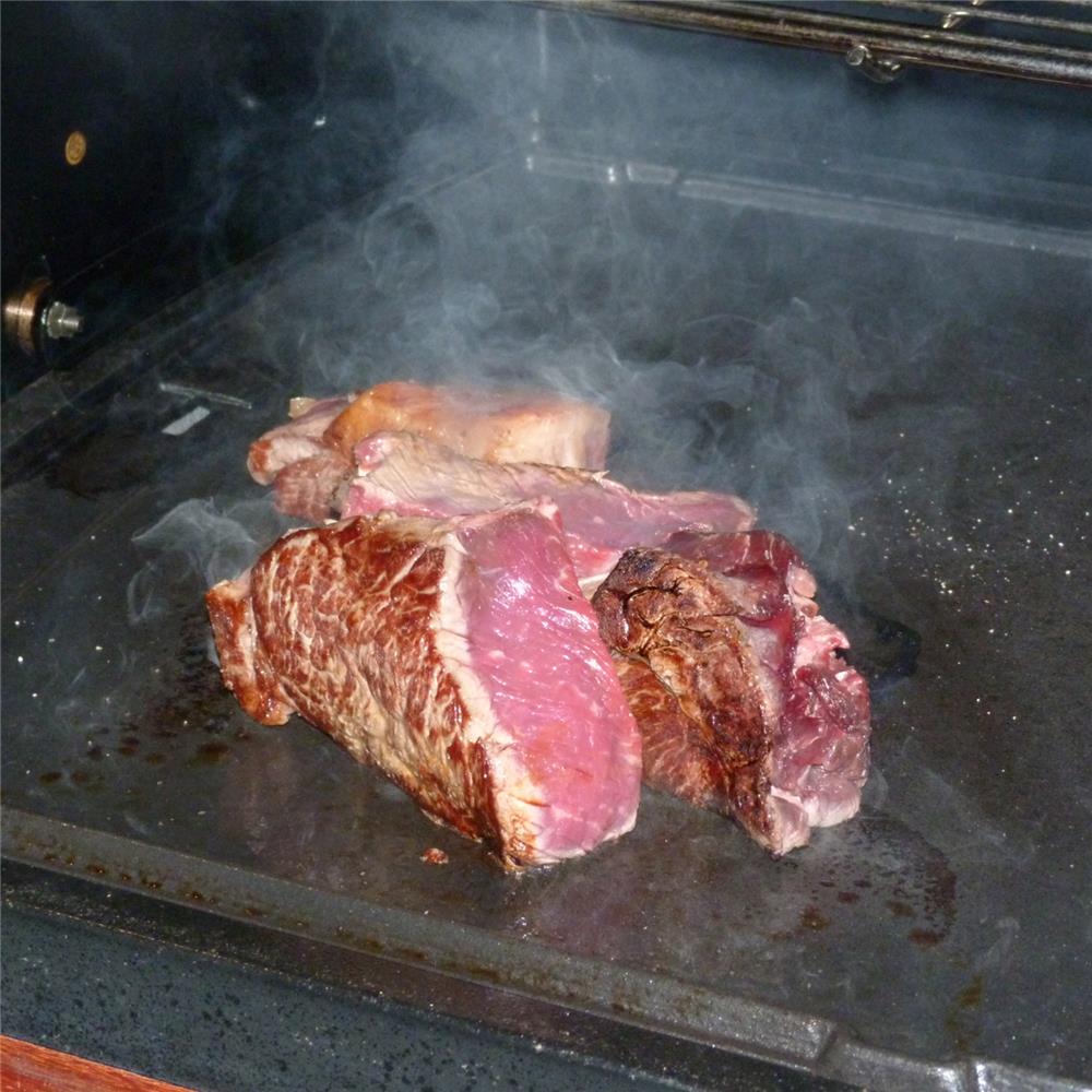 Comment détermine-t-on le point de cuisson d'une viande ?