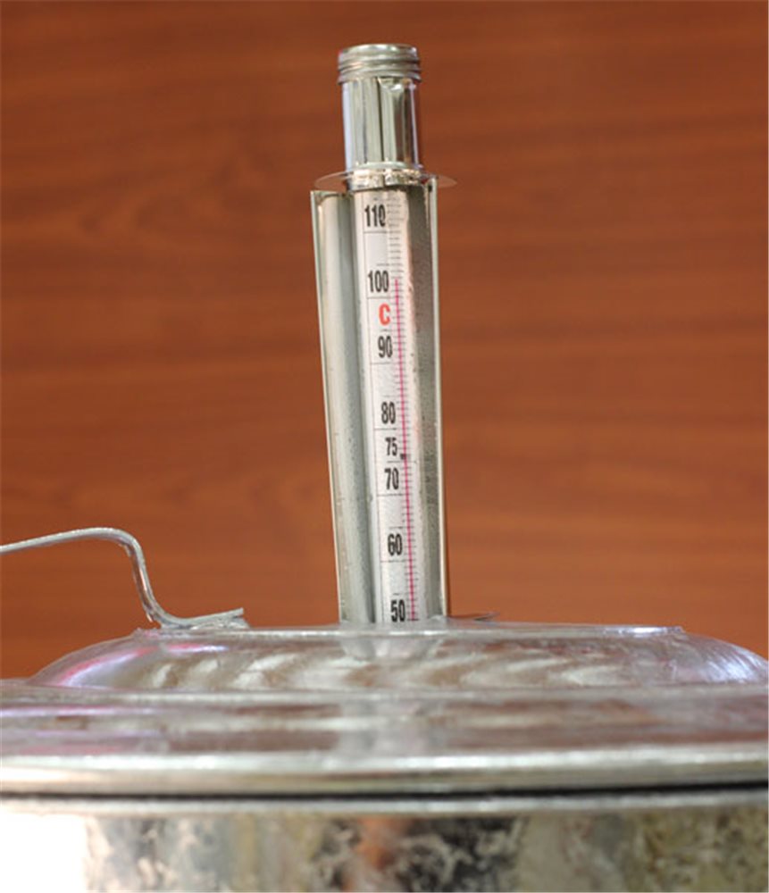 Thermomètre en verre à l'alcool -20 à 110°C