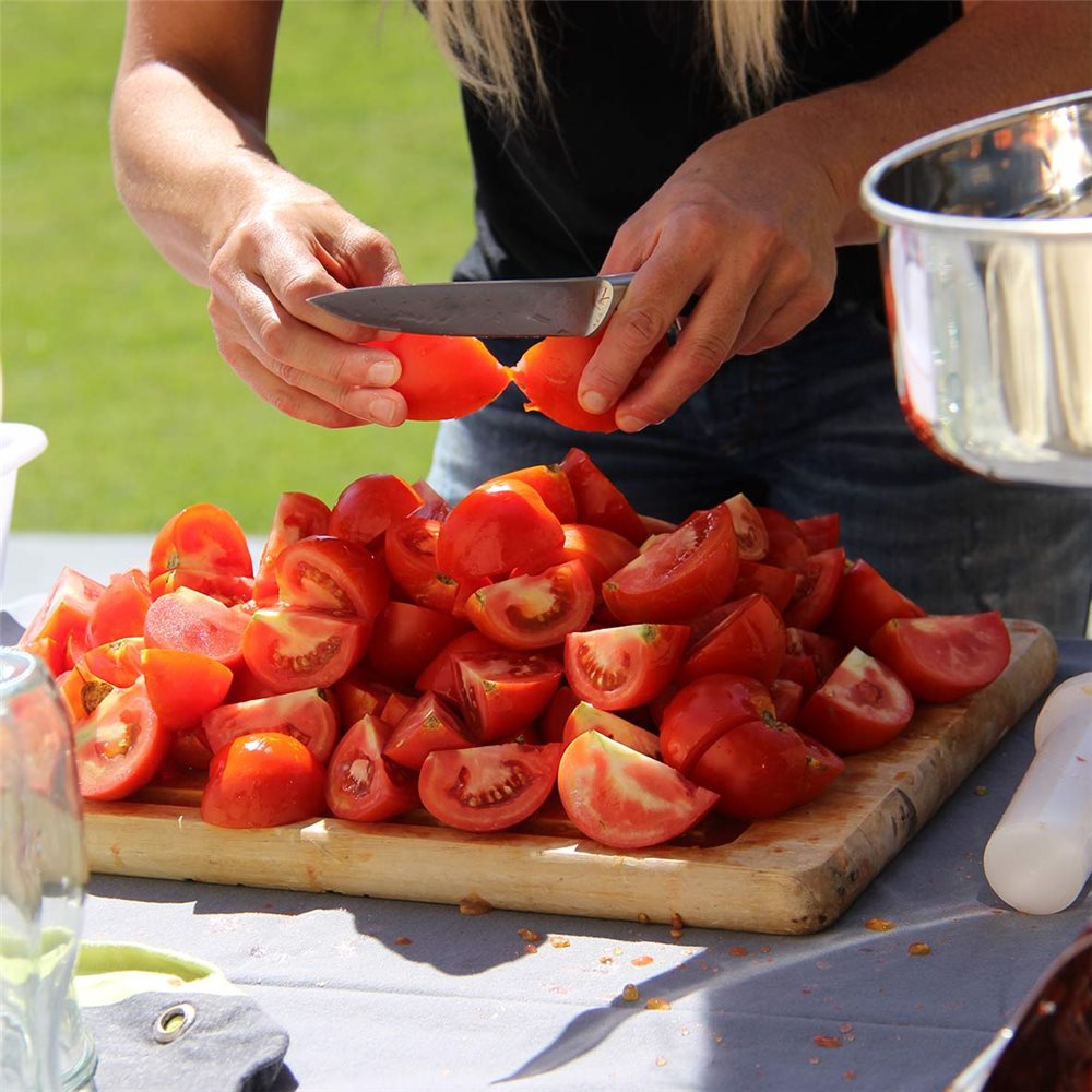 Coulis de tomates express par elleisab. Une recette de fan à